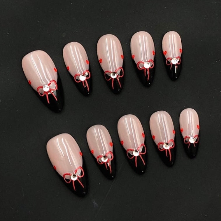 Pressii 152 Flirty Bow Reusable Press-on Nail