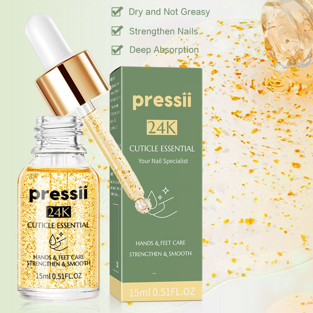 Pressii Cuticle Essential with 24K Gold