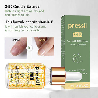 Pressii Cuticle Essential with 24K Gold