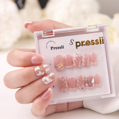 Pressii 81 Lily Blossom Handmade Reusable Press-on Nail