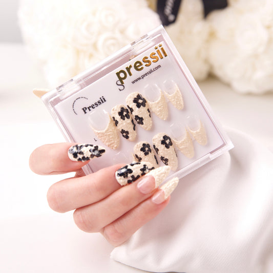 Pressii 72 milky Tips Press-on Nails Handmade Reusable Nail