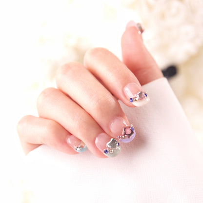 Pressii 101 Pastel Tips Press-on Nails Handmade Reusable Nail