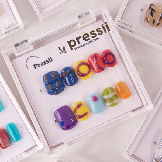 Pressii 142 Nostalgia Handmade Reusable Press-on Nail