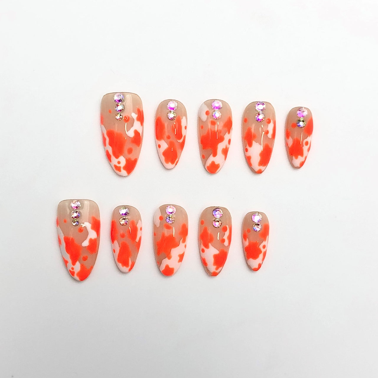 Pressii 156 Coral Kiss Reusable Press-on Nail