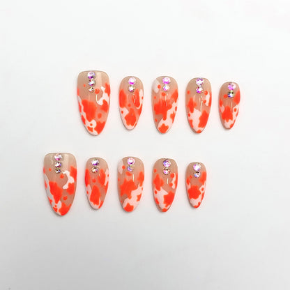 Pressii 156 Coral Kiss Reusable Press-on Nail